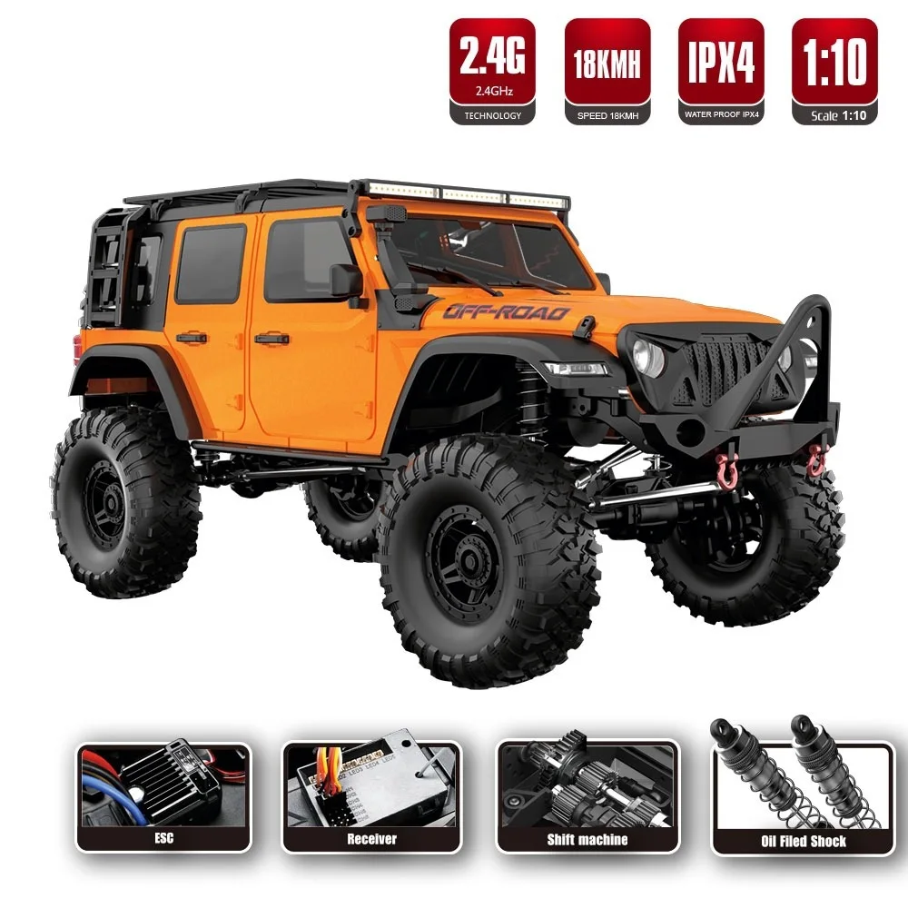 1:10 hb r1011fernbedienung auto r1014 rc kletter auto rtr fahrzeug 2,4g voll proportional rock crawler 4wd offroad lkw wltoys