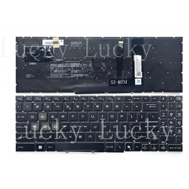 

f New for MSI Katana 15 HX B14WEK B14WFK B14WGK A15 AI B8VE B8VF B8VG US Keyboard RGB