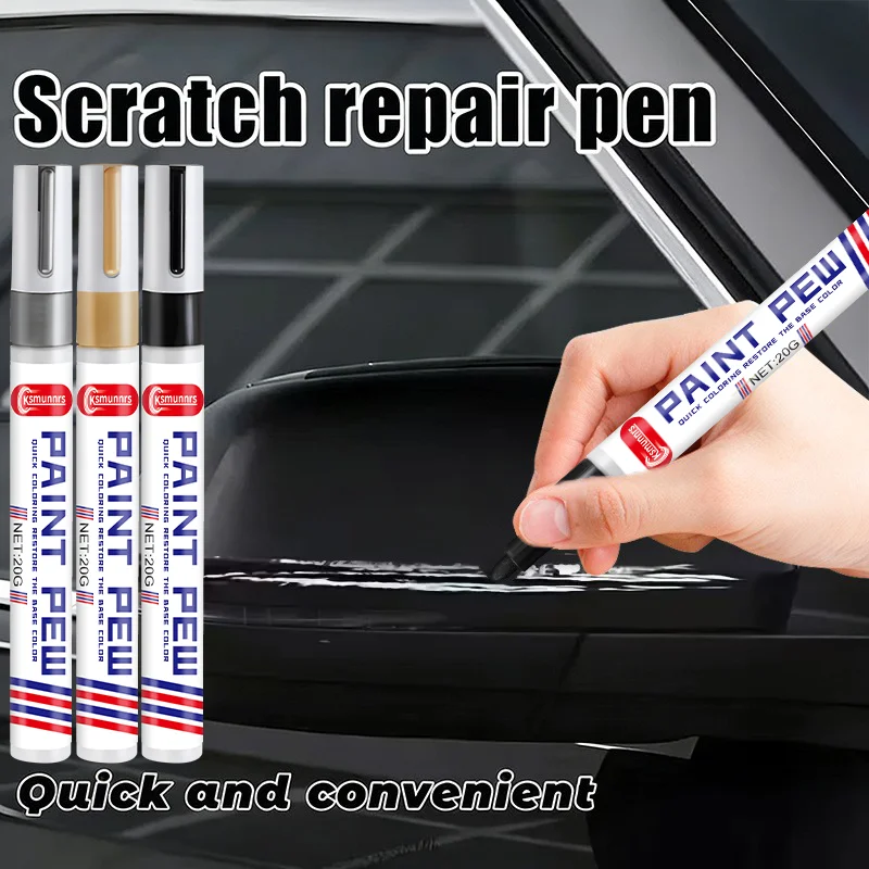 1 Car Paint Repair Pen - Quick Scratch Repair, Available in Three Colors, for Car Paint Touch-Up, Suitable for Vehicle Body Scra
