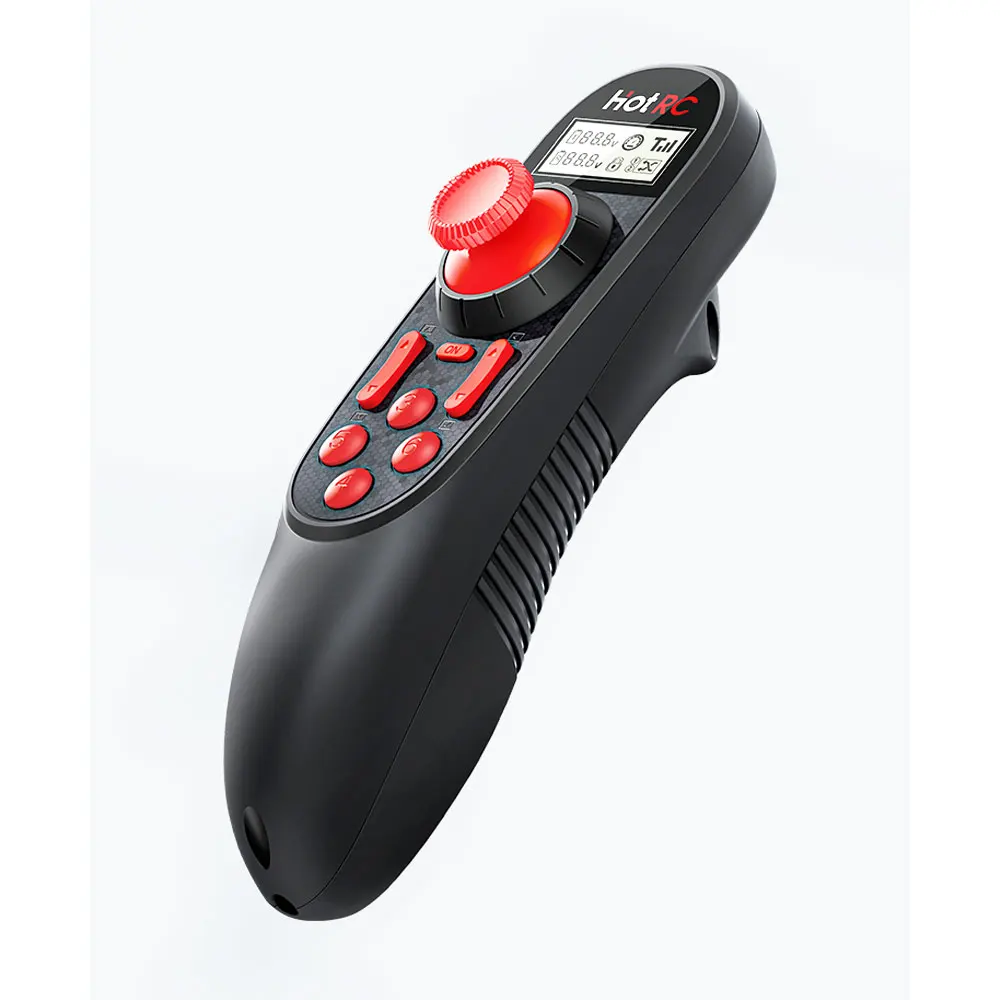 HOTRC DS600 Wireless Remote Control Upgrade System With F-06A Receiver 2.4GHz6CH Radio Transmitter ForRC Fishing Bait Boat Model view 3