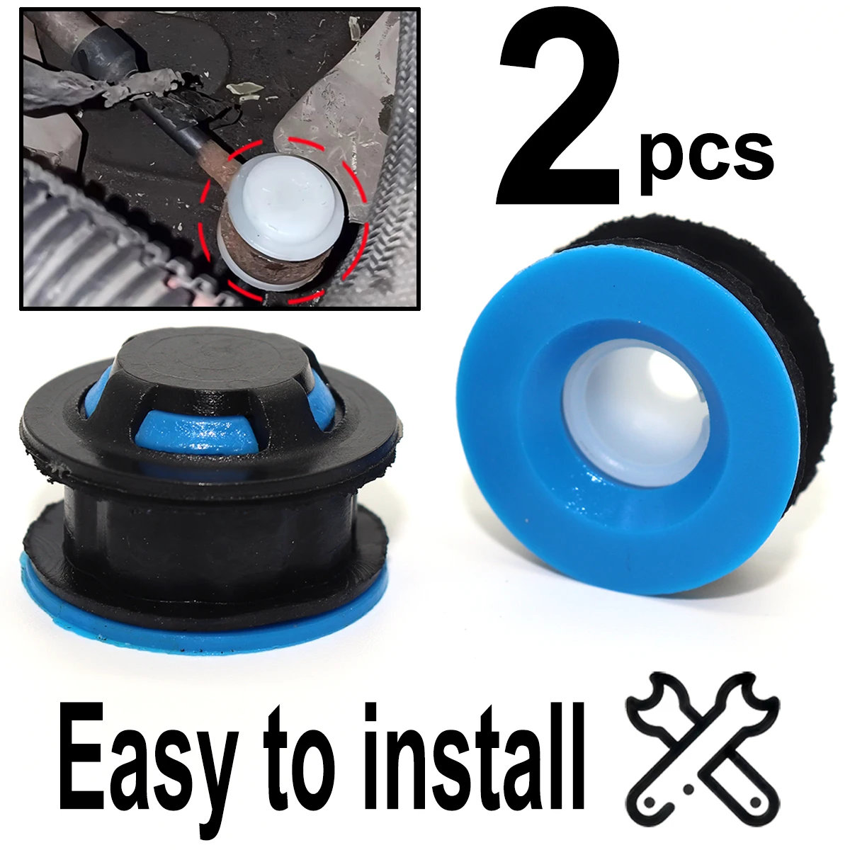 

2pc Manual Transmission Gear Shift Cable Linkage End Rod Bushing Gearbox Shifter lever Connector For Renault Kangoo 2 Scenic II