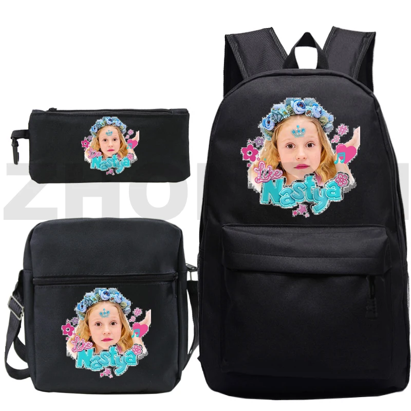 Mochila escolar de lona con estampado de Anime para mujer, morral bonito de alta calidad con diseño de Nastya de Rusia, novedad