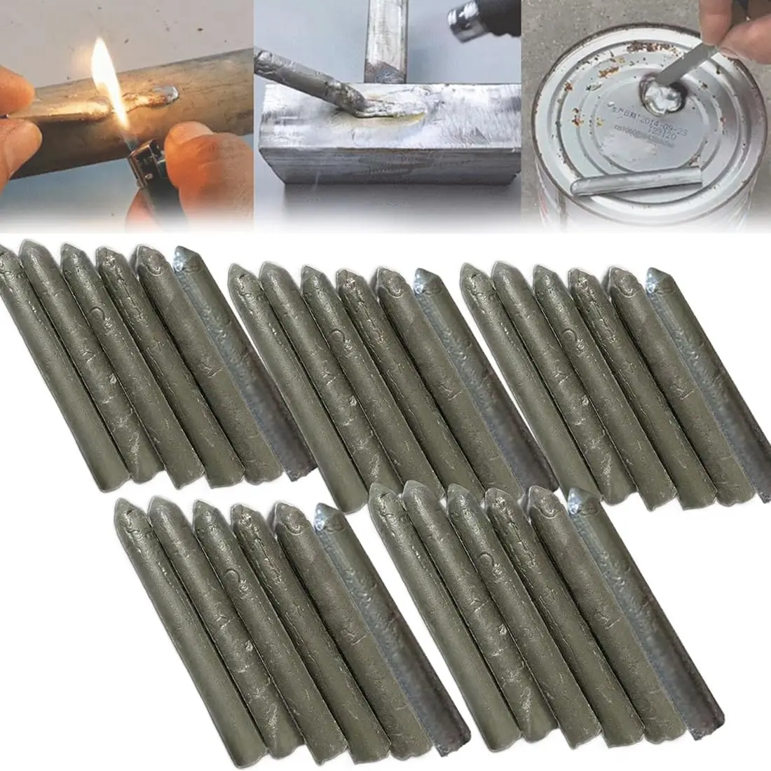 

30PCS Low Temperature Universal Welding Rod, Metal Universal Low Temperature Easy Melt Welding Rods GJ0165