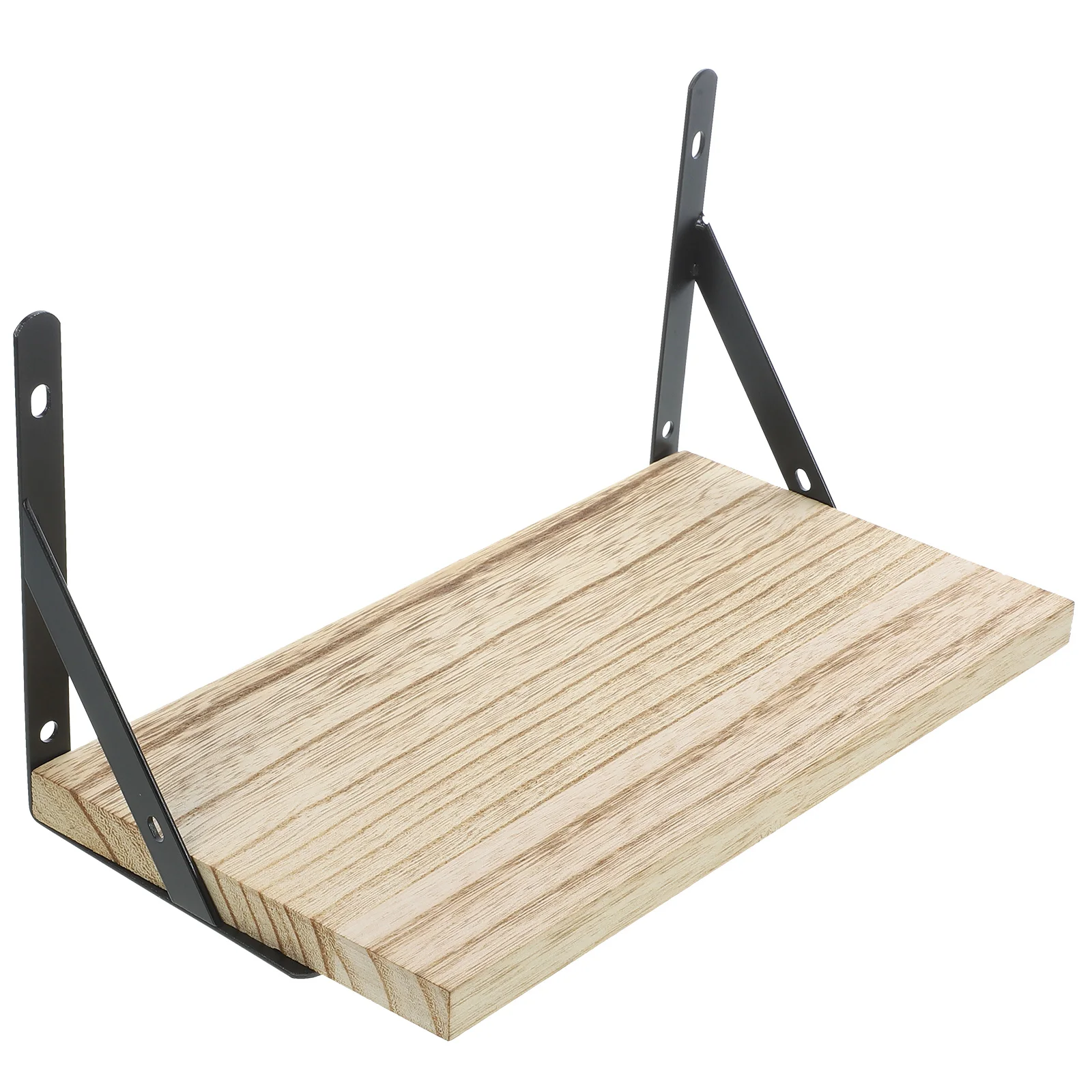 

Wall Wooden Shelf Triangle Bracket Floating Shelves for Bedroom Living Room Office Storage ganizer Wall Mount Wood