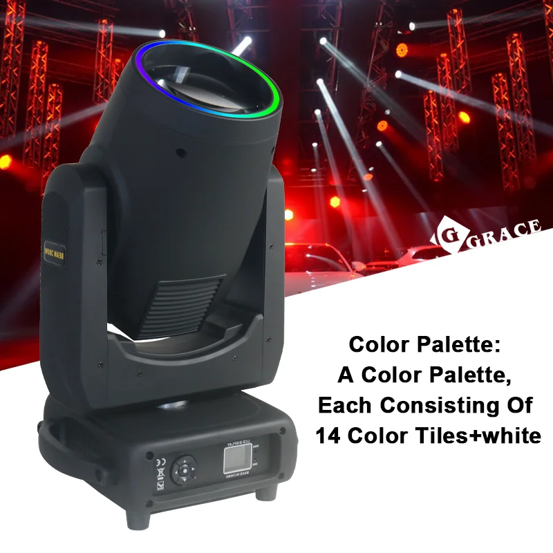 Igracelite  Beam 380 Moving Head New Arrival 20R 3in1 With Ring Effect  Stage Lighting Dj Lights for Night Club Wedding Party