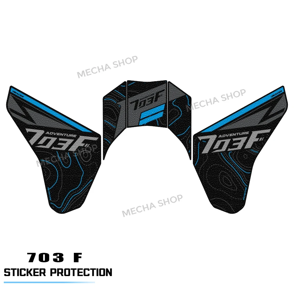 Tank Pad Sticker for ZONTES 703F Fuel Oil Tank Pad Side Knee Grip Protector Sticker Body Protection Stickers