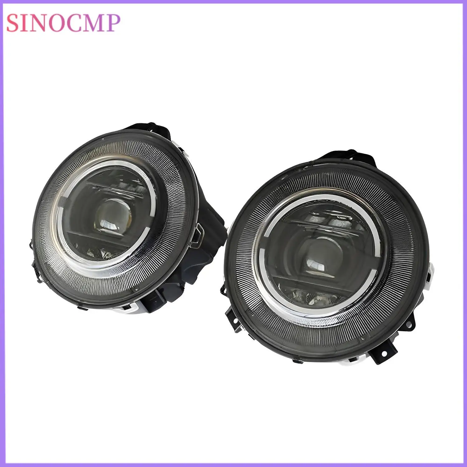 

2 шт. W463-W464 черные светодиодные фары для Mercedes Benz G-class W464 Style Dynamic LED G500 G63 G65 G550 2012-2018 автомобильные фары