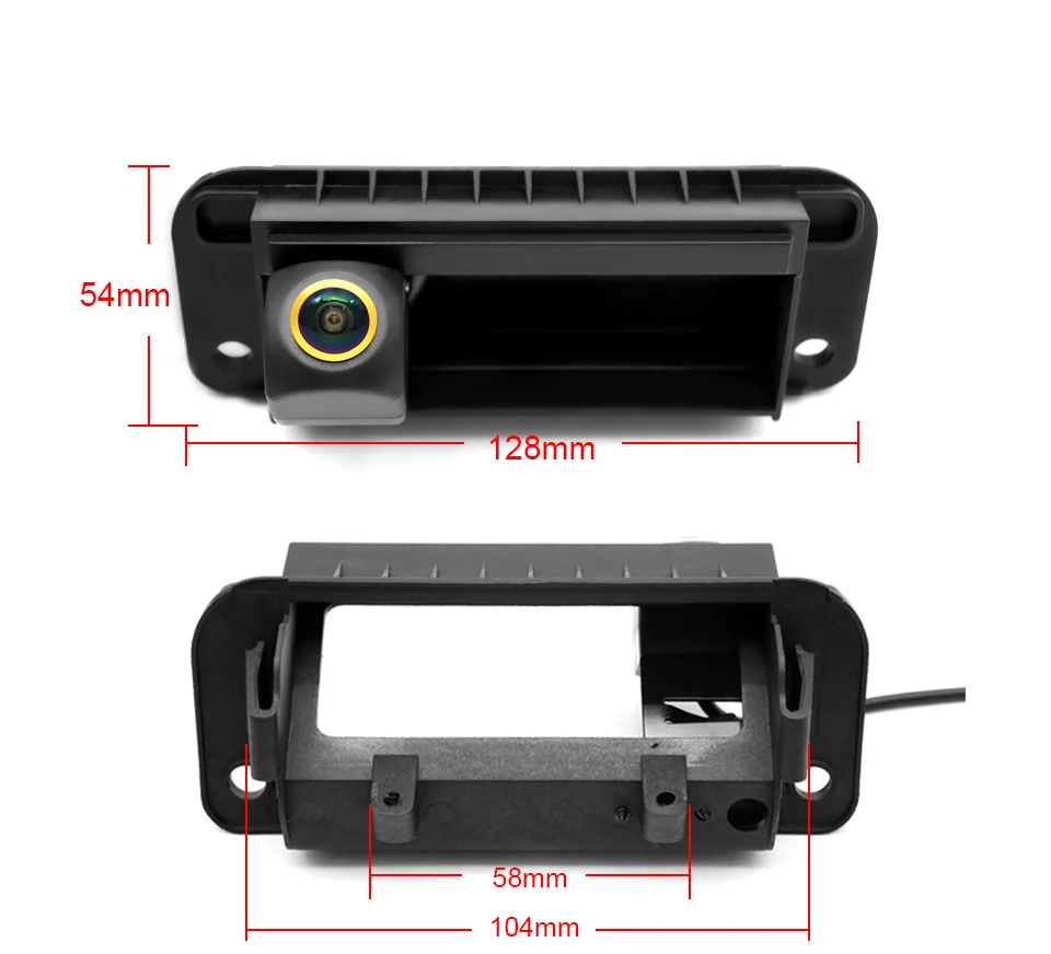 Für Mercedes Benz C W204 C180 C200 C260 Stamm Griff Backup Kamera CCD Auto Rückansicht Kamera AHD 1080P Reverse parkplatz Kamera – Detail 1