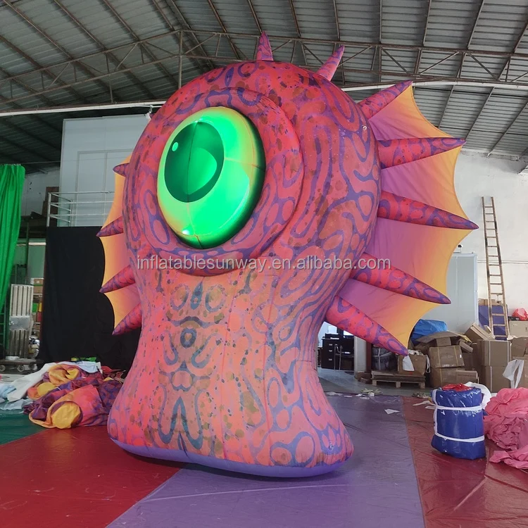 Tentáculos inflables gigantes verdes al aire libre inflables del pulpo del desfile del carnaval por encargo emergentes