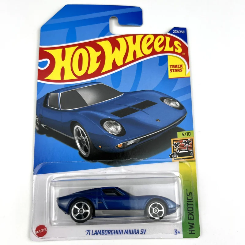 2022-202 Hot Wheels Cars 71 LAMBORGHINI MIURA SV 1/64 Metal Die-cast Model Collection Toy Vehicles