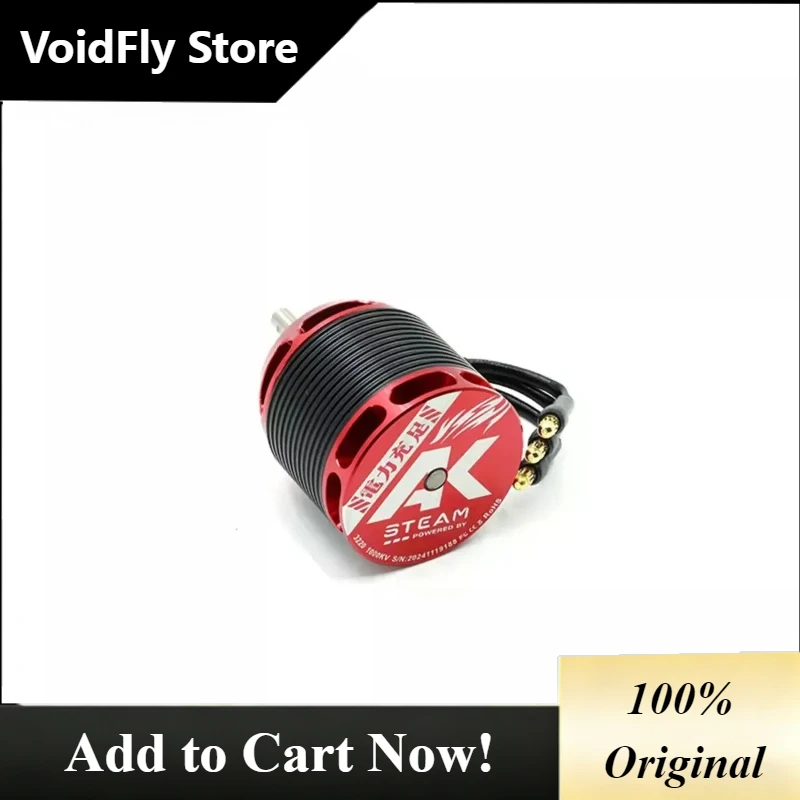 VoidFly 1pcs for Steam MD3220 1000KV brushless motor with a wire diameter of 0.86MM, is suitable for the AK420 remote control he