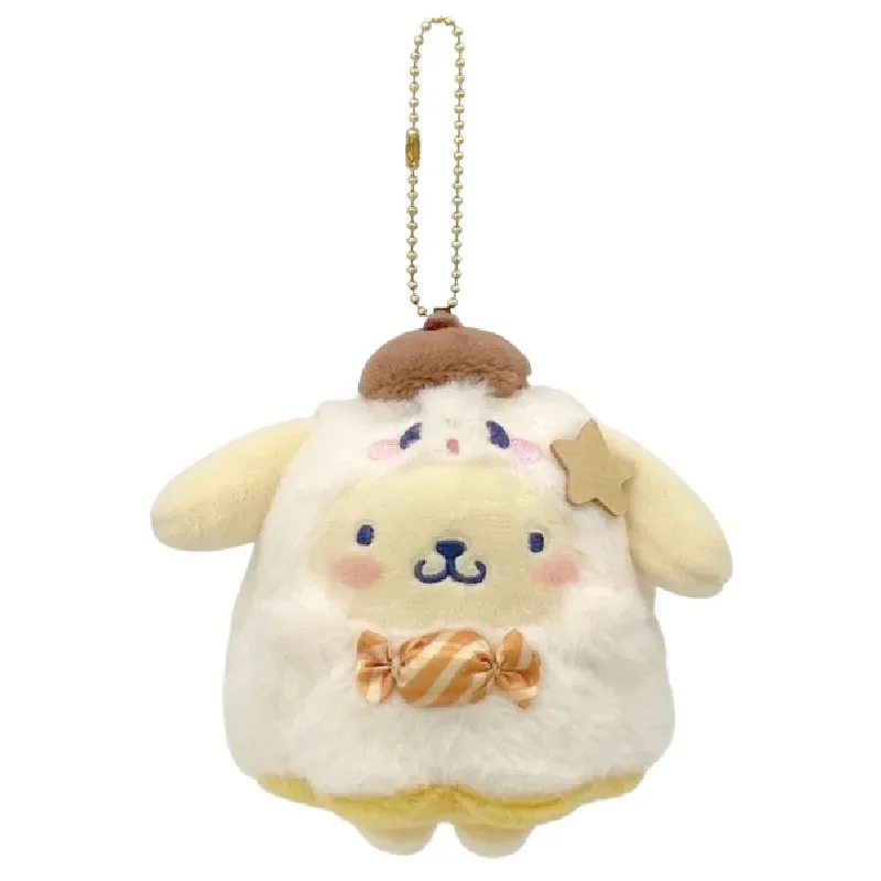 LLavero de juguetes de peluche Kuromi Melody de 10cm/3,93 pulgadas, accesorios de periféricos de fantasma bonitos, pasatiempos de muñecas de juguete, decoración de regalo divertida para chica de vacaciones