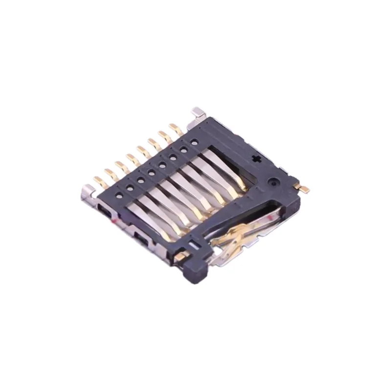 10PCS  DM3D-SF Plug-in MicroSD Card (TF Card) Slot SD Card Connector