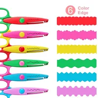 Student DIY Color Album Decorative Lace Scissors Comfortable Paper Cuttings Scissors Art Safety Scissors 2025