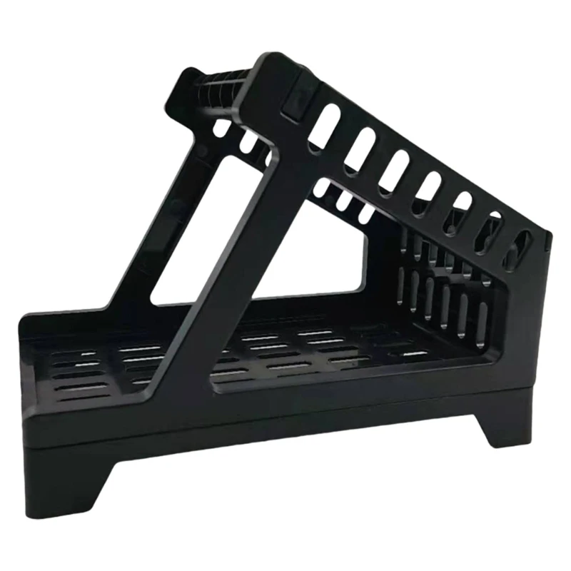 Adjustable 4x6 Label Stand Thermal Label Holder for Desktop Printers, Smooth Feeding Roll and Fanfold Labels Organizers