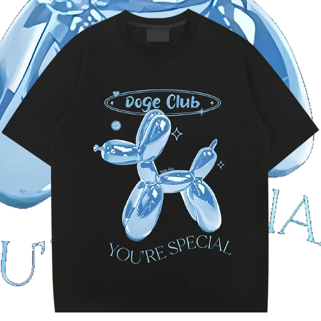 تي شيرت مطبوع بنمط قوس مضحك للجنسين ، موضة صيفية للنساء ، رقبة مستديرة ، قمصان علوية كاجوال بأكمام قصيرة ، للجنسين ، طراز كوري