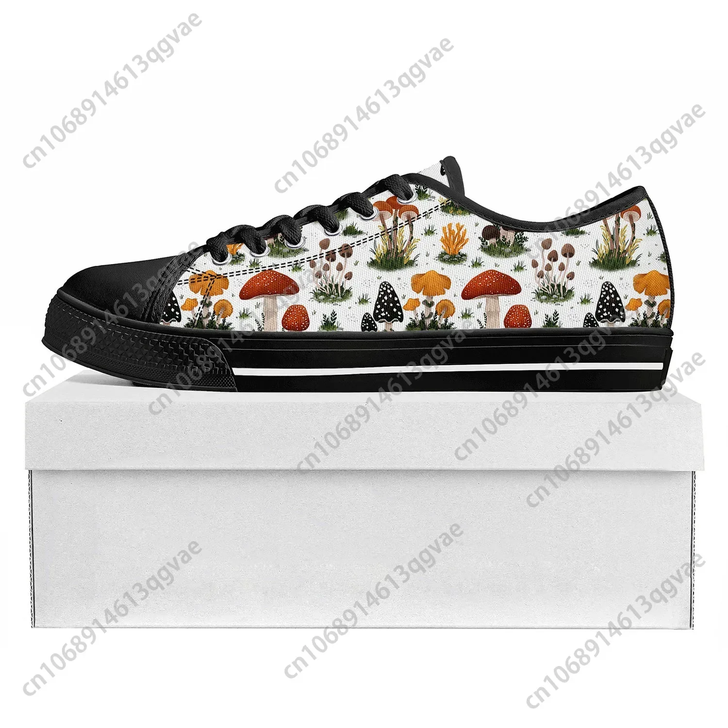 Psychedelic Mushroom Low Top High Quality Sneakers Mens Womens Teenager Tailor-made Shoe Canvas Sneaker Casual Couple Shoes