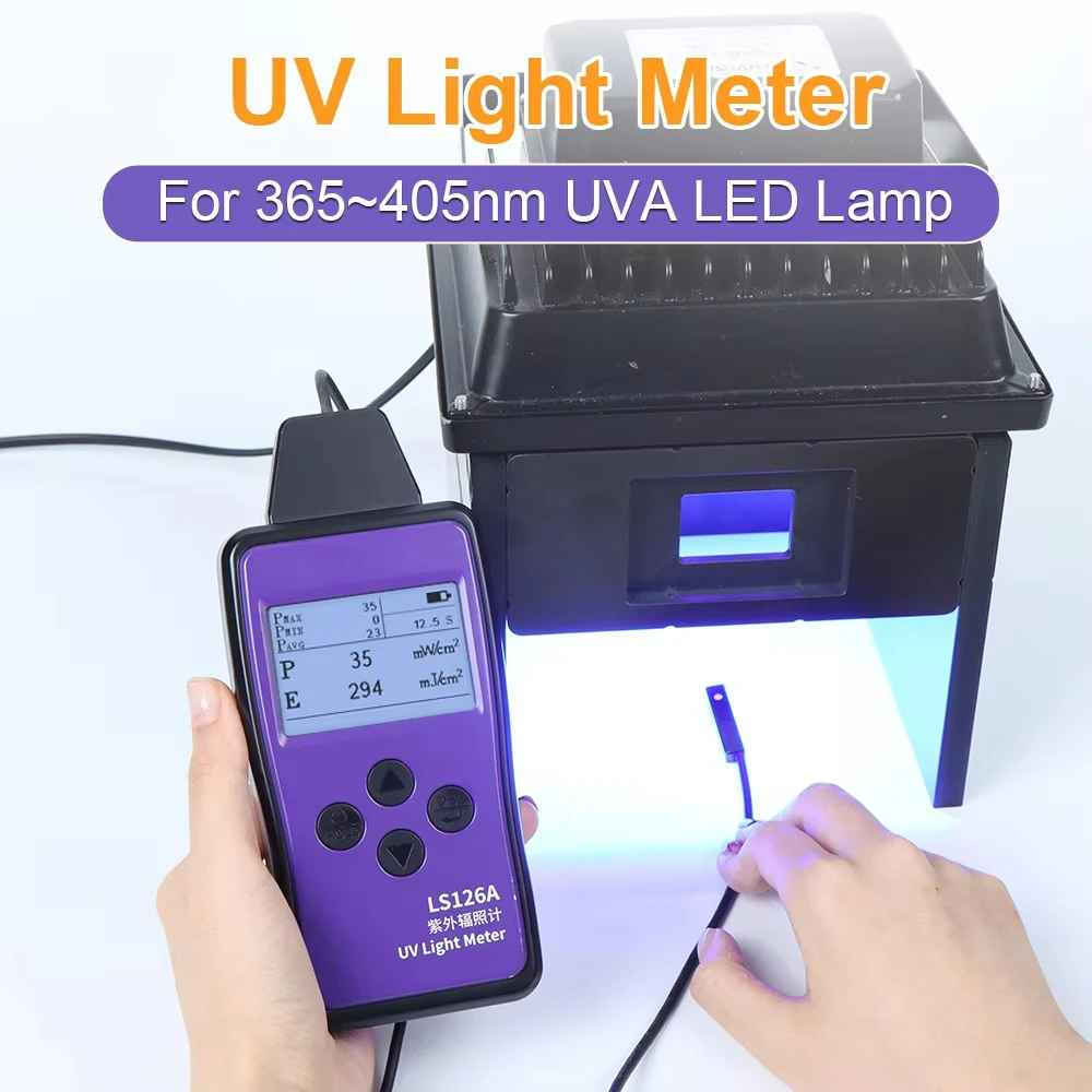 LS126A UVA LED Radiometer | 340nm-420nm UV Intensity Measurement Meter for Curing Light