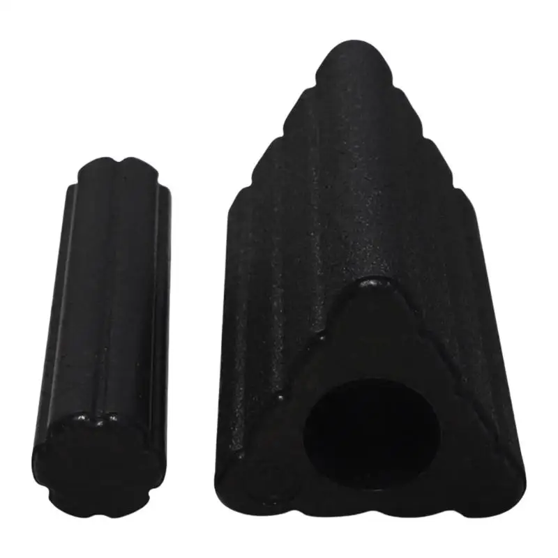 Y1UC Plastic Yoga Block and Plastic Massage Rollers Set Yoga Wedges Stretch Slant Board