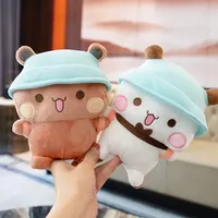 20cm Cute Yier Bubu and Dudu Plushies Lovely Panda Bear Doll Stuffed Animal Kawaii Plush Toy Appease Doll Birthday Gifts Girl