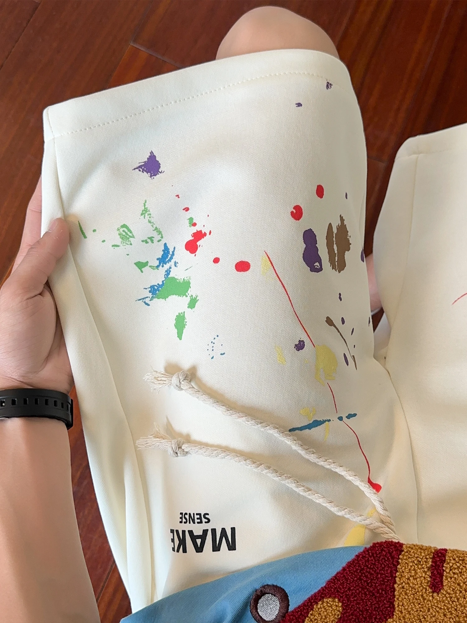 

Sports orts Men's Summer Straight Leg Loose American Baskeall Pants Teenage Haome Mid-Length Casual Faion