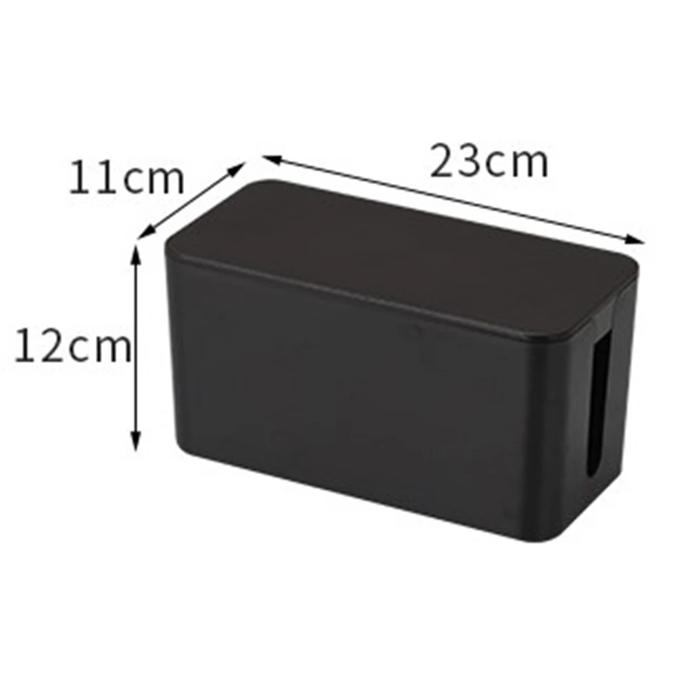 For Cable Tidy Box Set of 2 Innovative Organizer for Hiding Messy Cords and Creating a Safer Environment at Home or Office