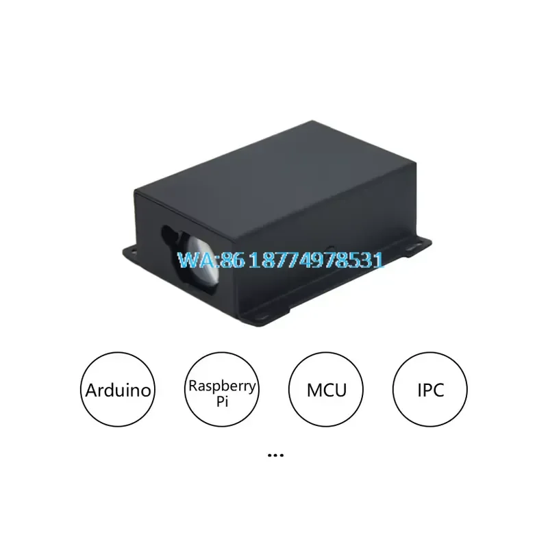 Wmwmnu for Arduino 150m Long Range Red Beam Lidar Sensor IP54 Distance Measurement