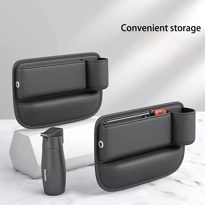 

PU Leather Car Seat Gap Bag Multifunction Car Seat Organizer Auto Console Side Seat Plug Filler Organizer Box Car Interior