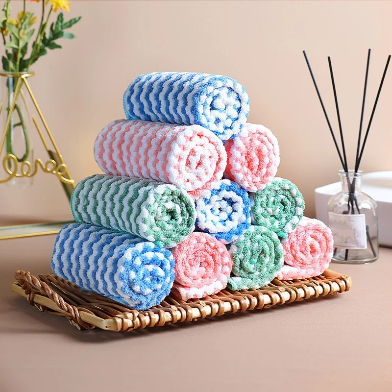 Dishwashing Cloth, Non-Stick Oil, Kitchen Rag, Table Cleaning Towel, Household Easy to Clean, Absorbs Water and Does Not Shed Li