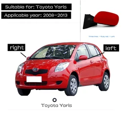 For Toyota Yaris 2008 2009 2010 2011 2012 2013 Auto manual folding electric adjustment mirror assembly