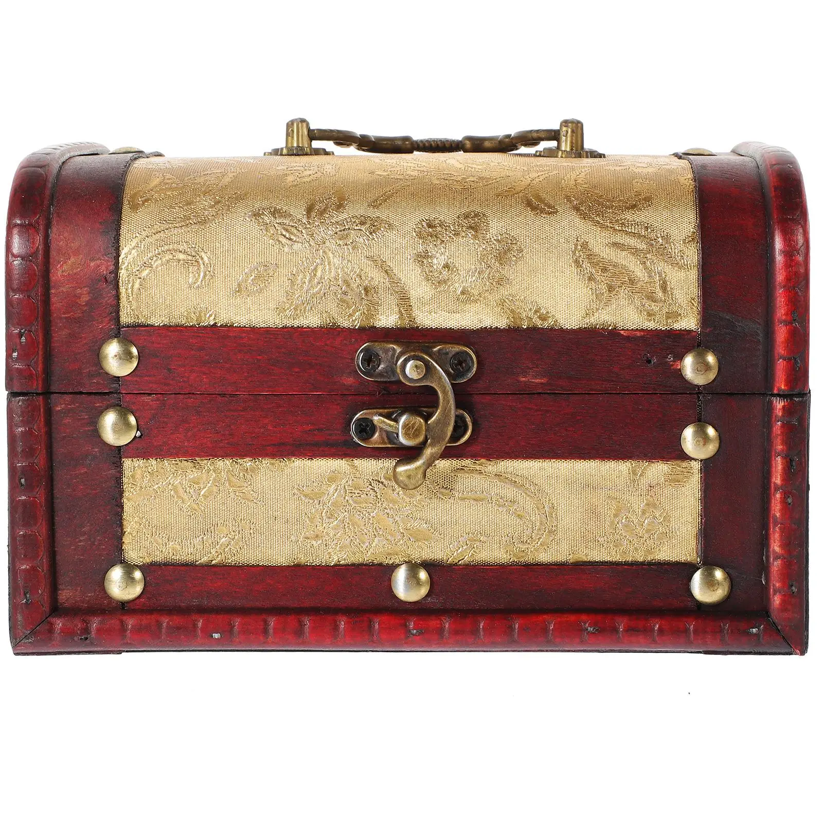 

Wooden Storage Box Vintage Jewelry Holder Treasure Boxes Case Chest Large Capacity Classic Desktop Organizer Collectibles
