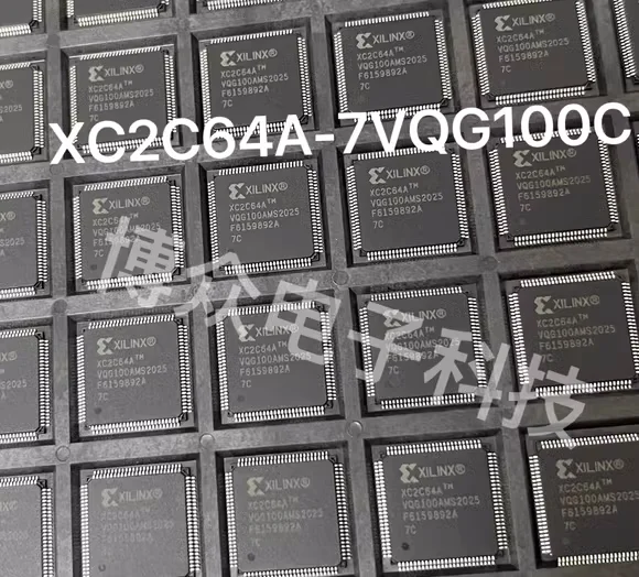 10~50Pcs New original XC2C64A XC2C64A-7VQG100C QFP100