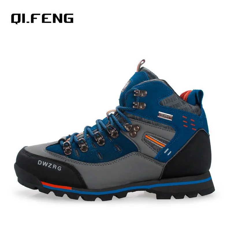 2025 Men Outdoor Ankle Boots Waterproof Sports Shoes Mountain Climbing Classic Footwear Leather Sneakers Hiking Boots Fashion