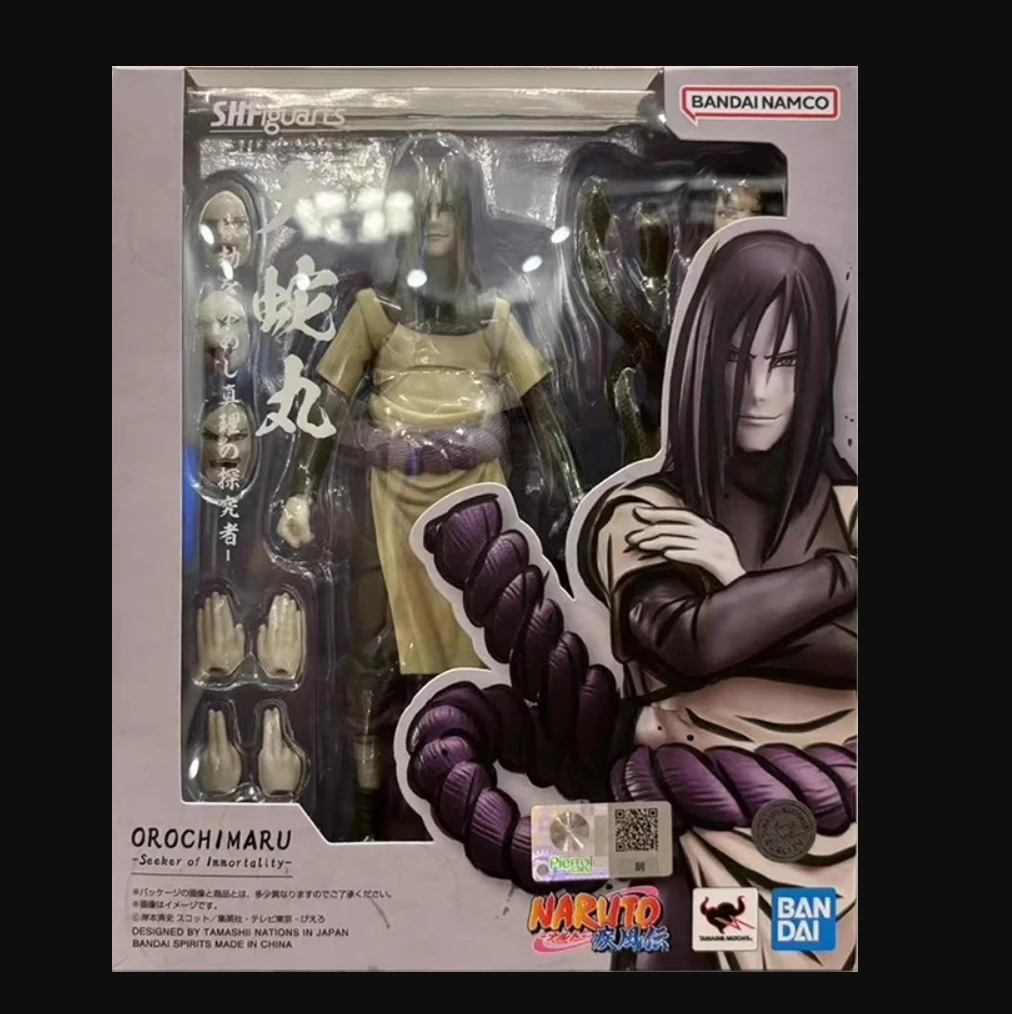 SH Figuarts Shf Orochimaru Eternal Truth-seeker Naruto Shippuden figuras de acción coleccionables de PVC, juguetes de modelos, regalos en Stock