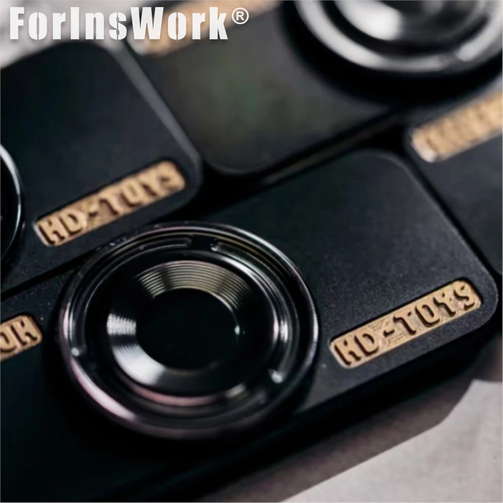 HD TOYS Ultra-Thin 2-Blade Fidget Spinner - Cicada Design Finger Toy For Stress Relief Office Desk Gadgets