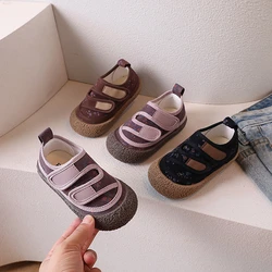 Spring Children Canvas Shoes Toddler  Infant Boys Sneakers Girls Casual Shoes Baby Kids Breathable Soft Sole Leisure Shoes