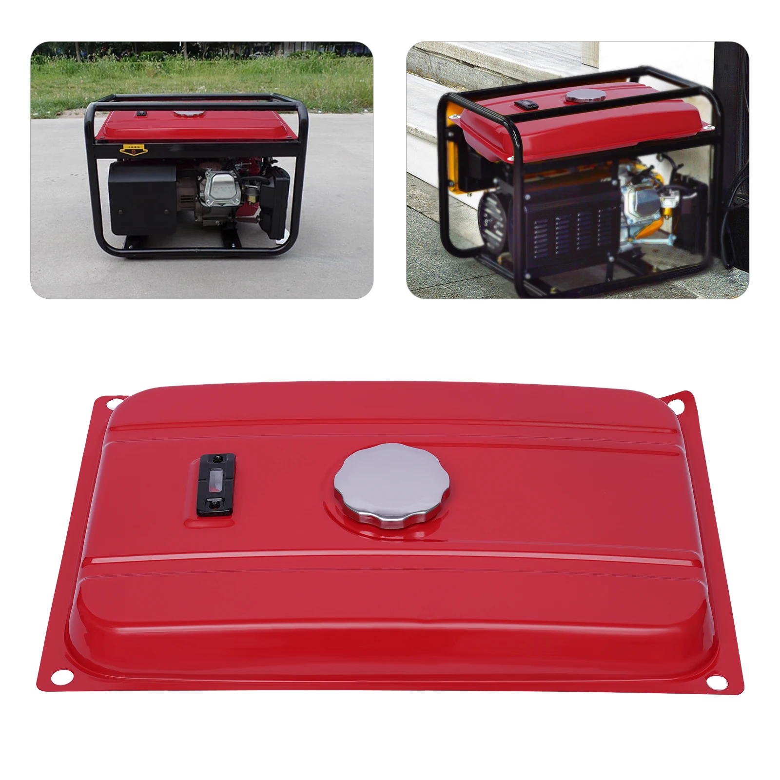 

Generator Fuel Tank 15l Capacity Iron 4.17inch Thickness Universal For Most Generators Suitable For Homes Construction Sites