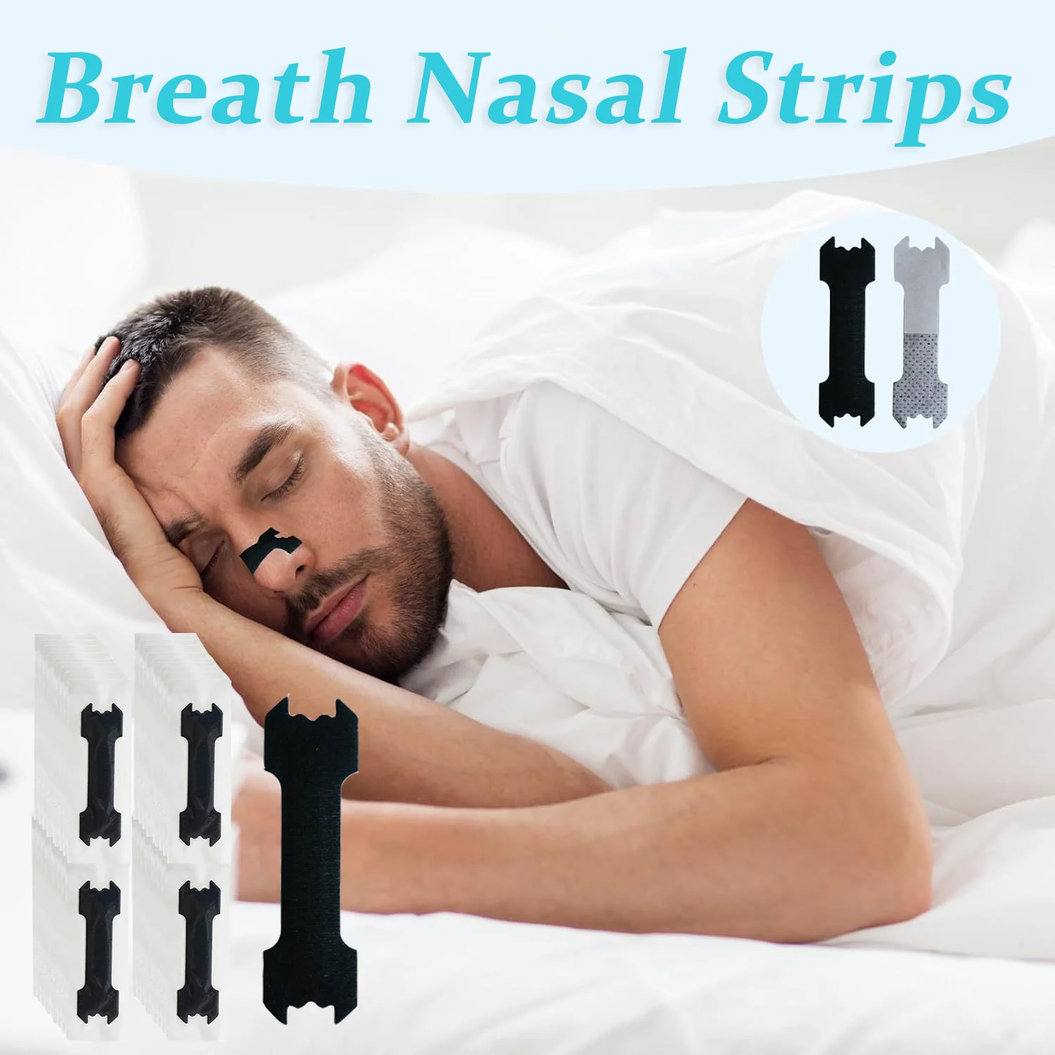 Ventilation Nasal Patch Correction Physical Expansion Breathable Nasal Patch Adults Children Sleep Snoring Nasal Patch