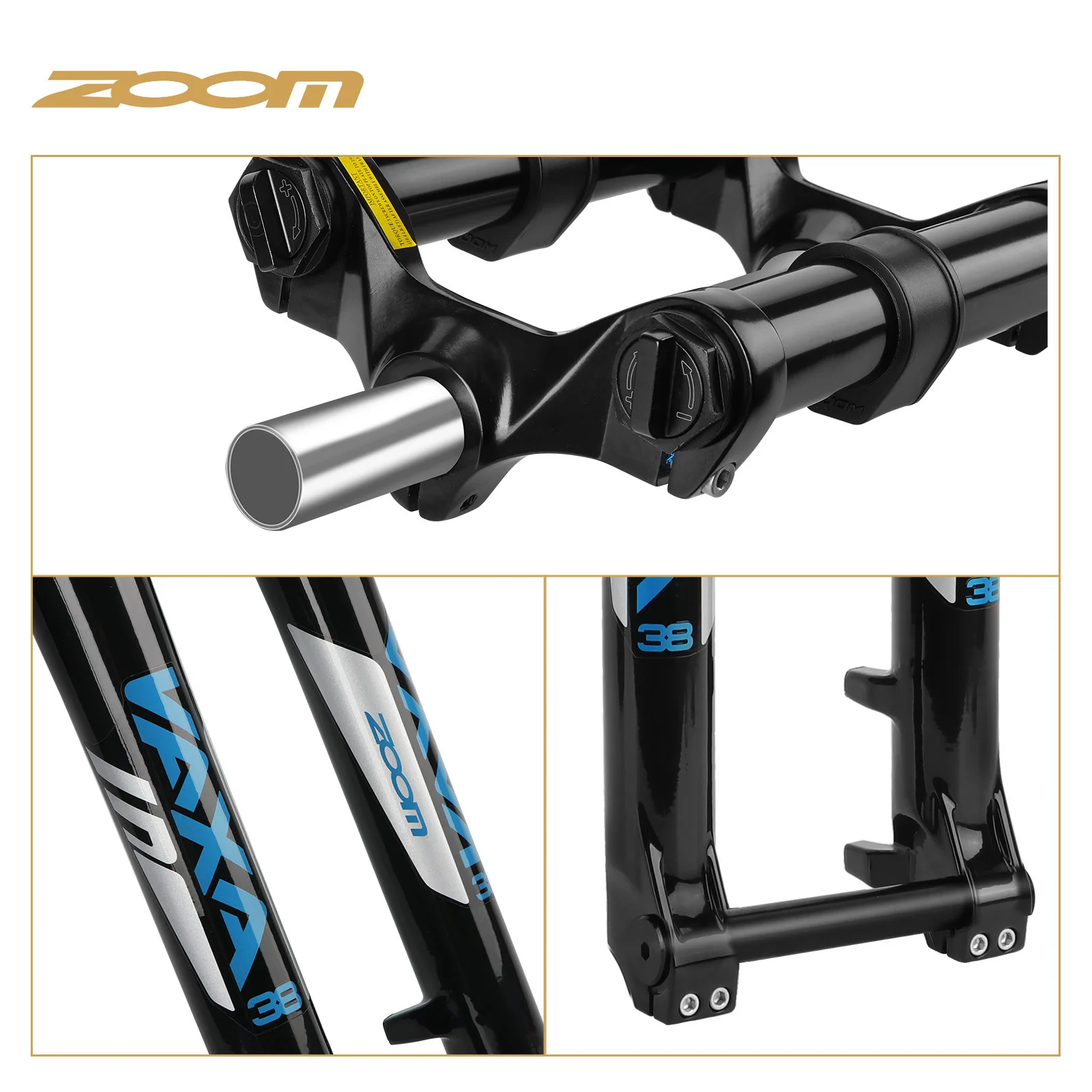 ZOOM 680DH Dual Crown MTB Suspension Fork Aluminum Alloy