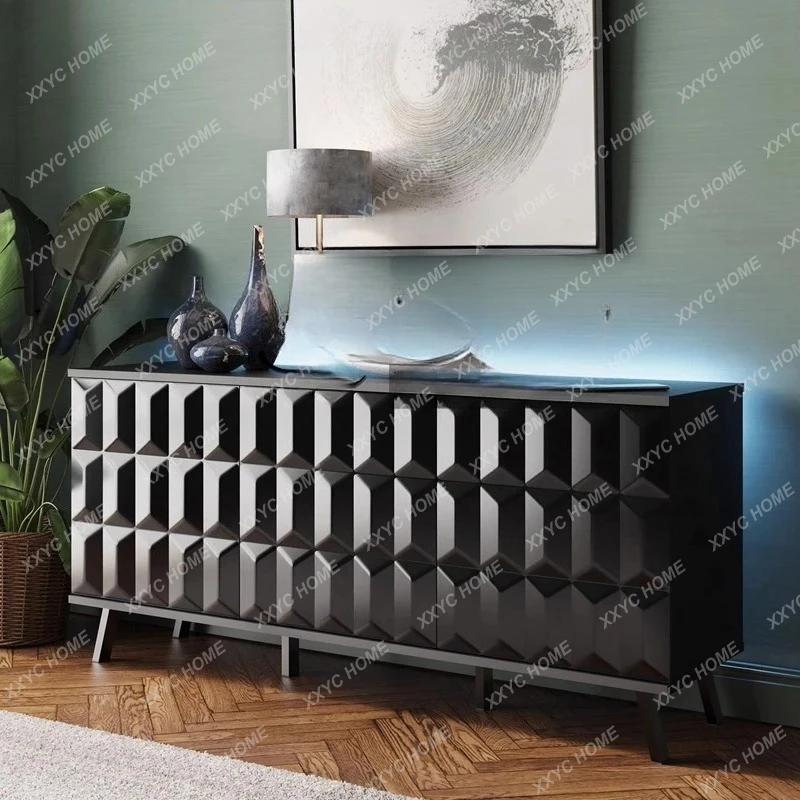 

Легкий роскошный шкаф-тумба в античном стиле из массива дерева для гостиной и столовой