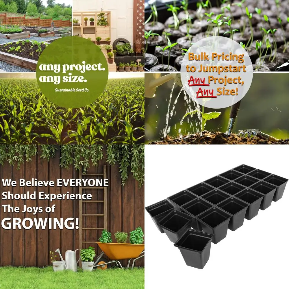 

Удобный черный пластиковый садовый поднос для кладовой с 10 листами, 18 ячеек каждый, макет 3x6, перфорированный для детской комнаты