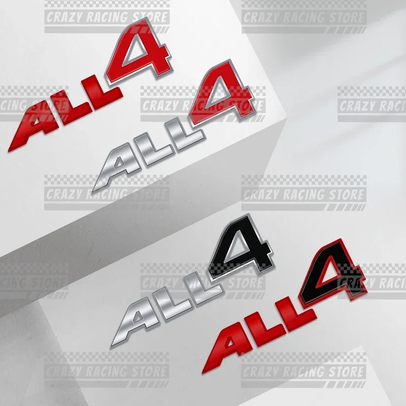 OK Car Badges ALL 4 Trunk Emblem Metal Stickers Body Decals Letter Decor For Mini Cooper S R55 R56 R57 R58 R59 R60 R61 F54 F55 F