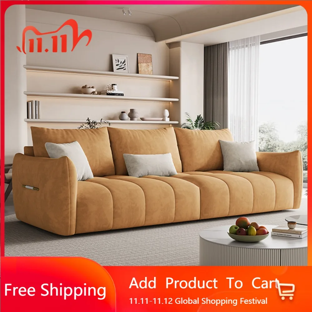

Modern Minimalist Living Room Sofas Small Apartment Double Reclining Lounge Sofa Italian Luxury Corner Muebles Room Furniture