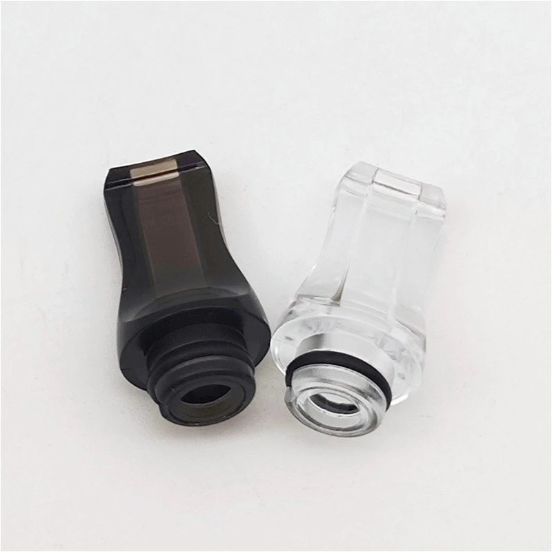 1 قطعة 510 بالتنقيط تلميح العالمي المنقط الاكريليك فوهة مسطحة المضادة للانفجار Lampblack بالتنقيط تلميح ل Ijust S TFV8 الطفل Q16 برو Q14