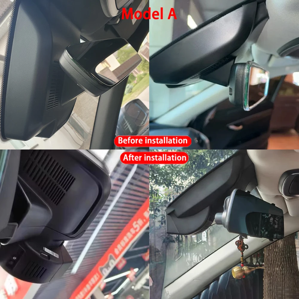 for Geely Xingyue S Tugella Knewstar 001 2019-2025 4K 2160P Front Rear Camera Dash Cam Wifi Plug and Play Video Recorde