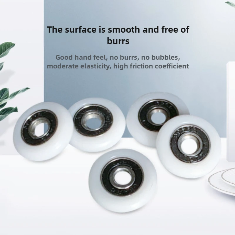 

20pcs Shower Door Rollers 19-27mm Wheels 5mm Hole Spares Runners Replacement