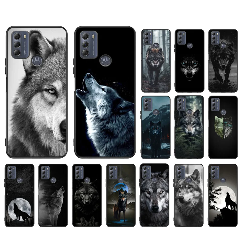 Wolf Phone Case ForMoto Edge 50 40 Pro Edge 40 30 Ultra Neo Fusion G Power G Stylus G Play E32 E20 E40