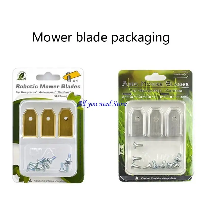 

K9FB 2 colors for Sharp Robot Lawn Mowers Constant Bending Stainless Steel