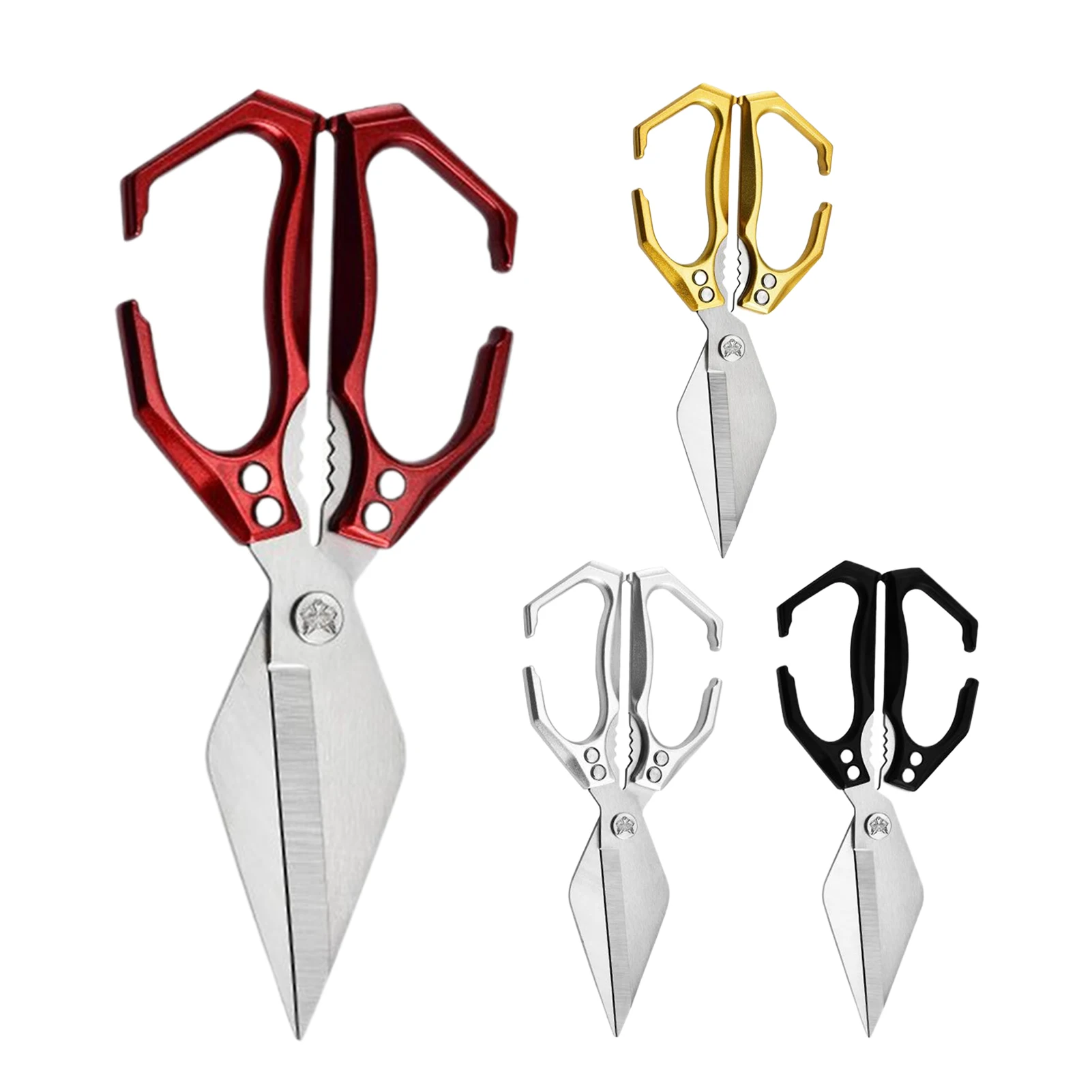 

Heavy Duty Utility Kitchen Shears For Food Stainless Steel Meat Cutting Scissors Cooking Shears For Chicken Cutting Turkey Fish