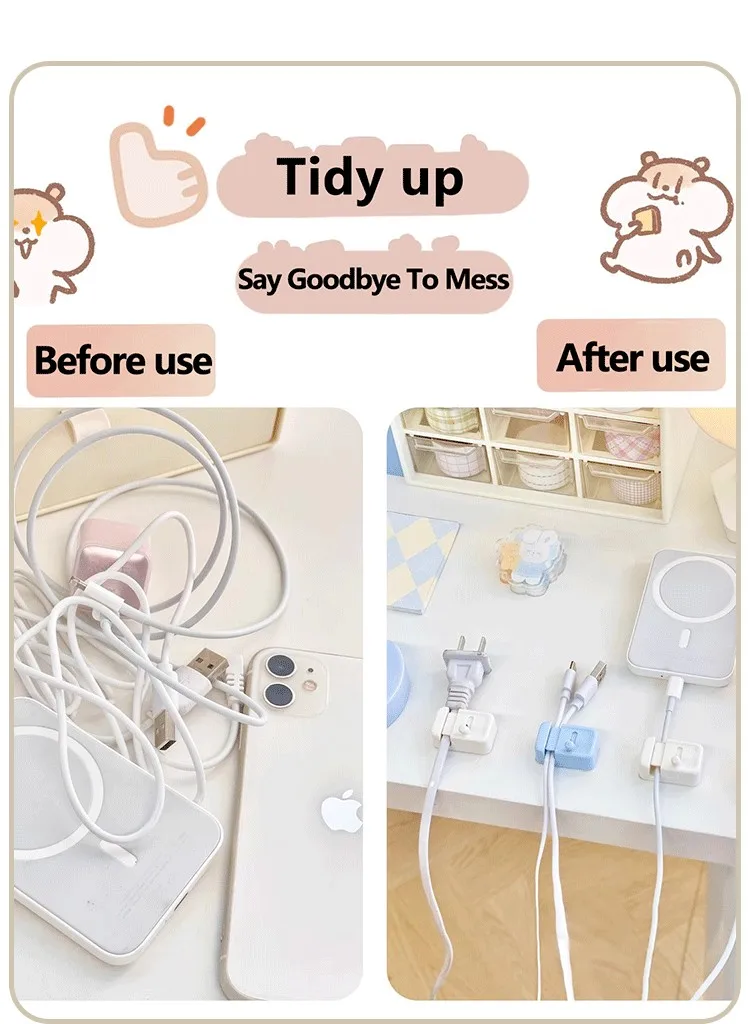 Desk Cable Management Clips